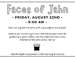 Faces of Jahn Flyer